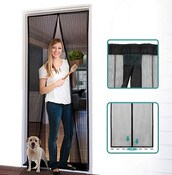 Wholesale - 39"x83" MAGNETIC SCREEN DOOR W/FIBERGLASS MESH CURTAIN C/P 20, UPC: 079902000708